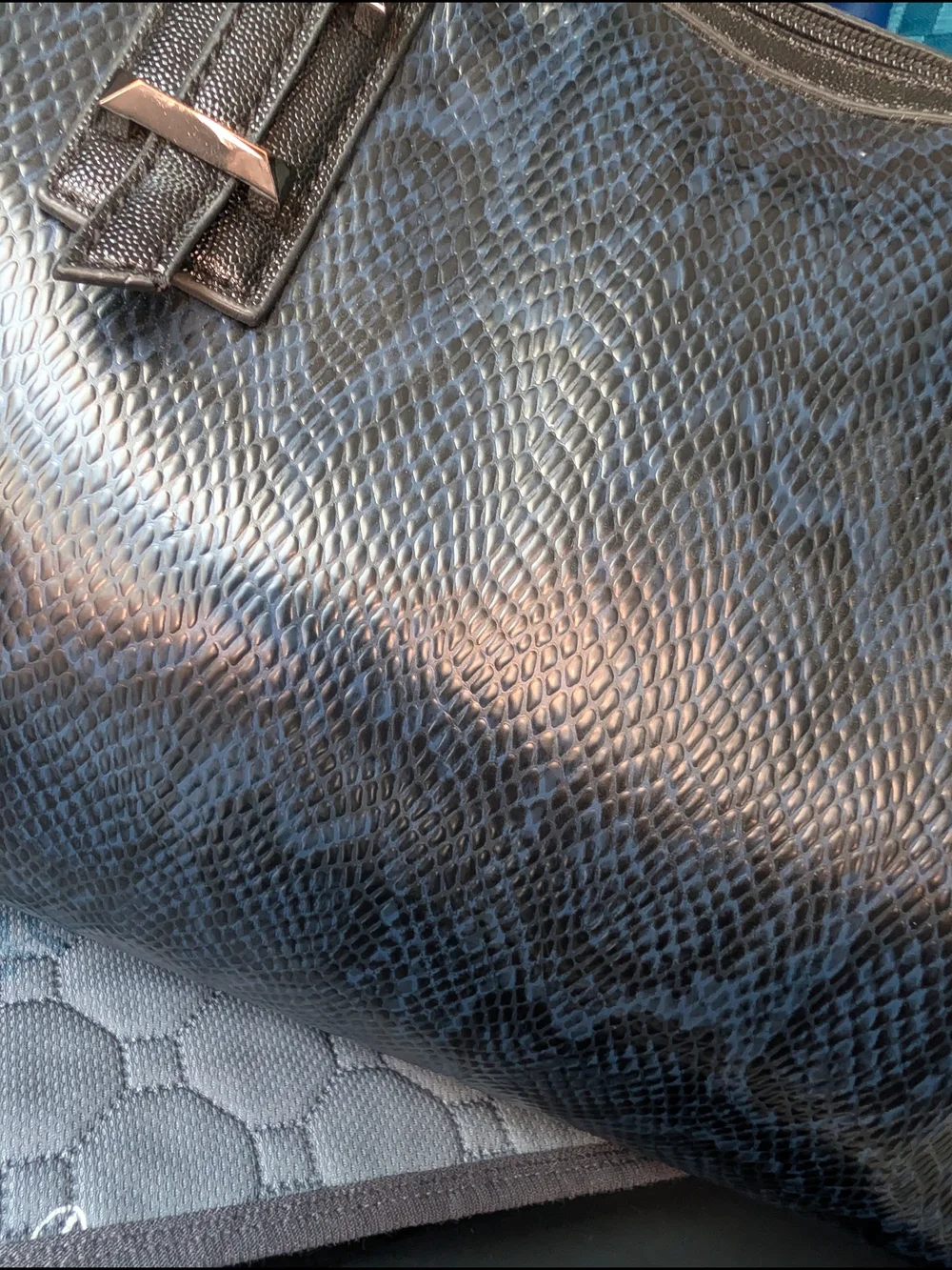 Designer Bag - Quilted Leather Look